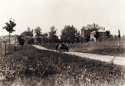 Iowa State entrance circa 1912